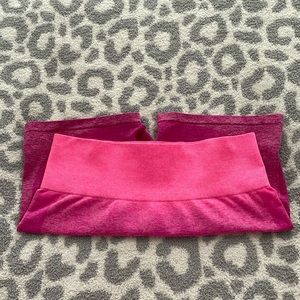 Pink athletic shorts